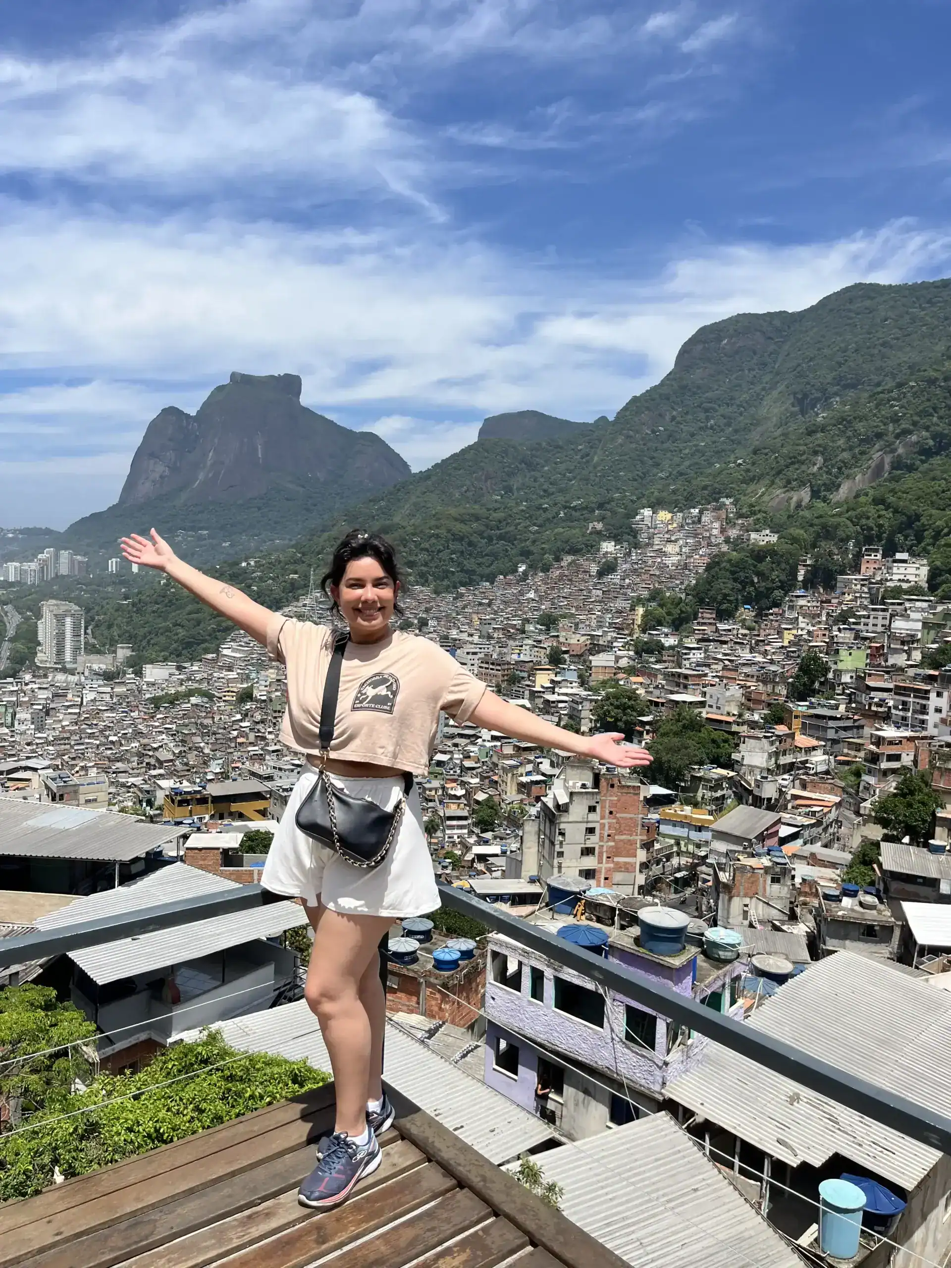 Vista do alto da Rocinha, no Rio de Janeiro
